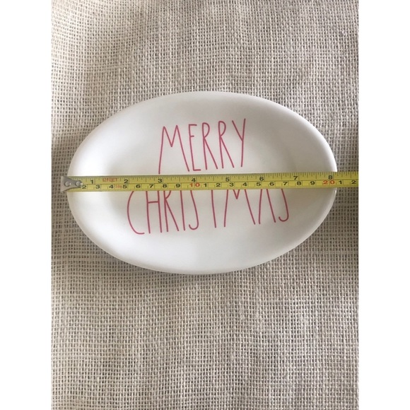 Rae Dunn MERRY CHRISTMAS Plate & SANTA Tumbler - Picture 4 of 5